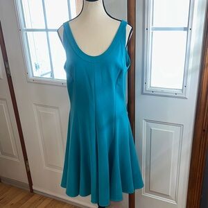 Halston Heritage Vibrant Blue Mini Dress